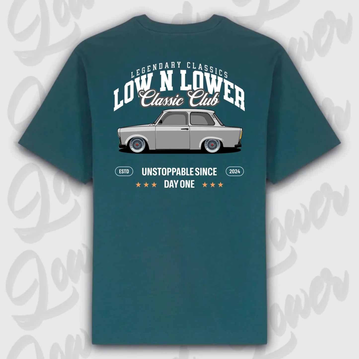 T-Shirt Personalisiert grün, VW, BMW, Mercedes, Audi