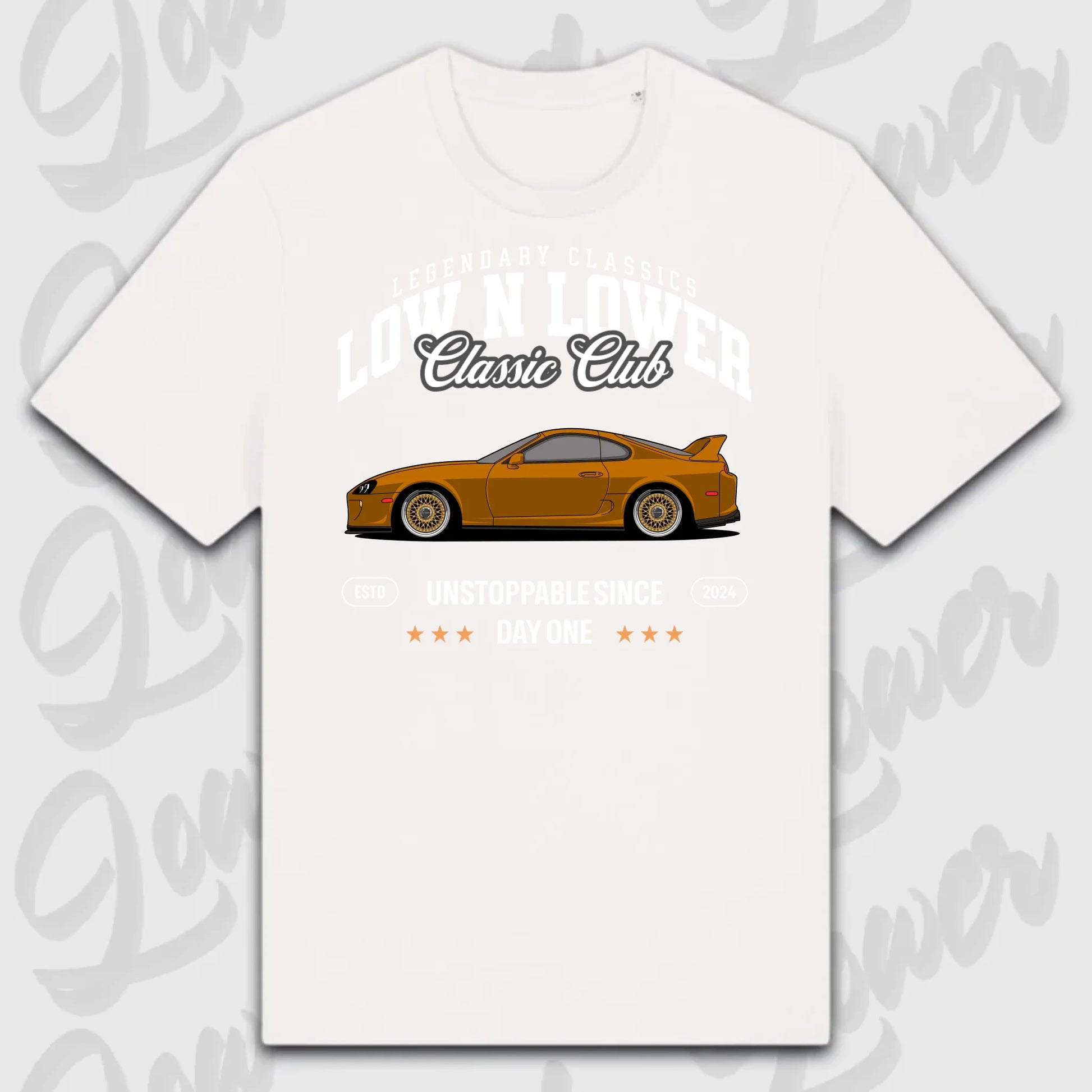 T-Shirt Tuning Cars, Personalisiert Weiß, VW, BMW, Audi, Mercedes, Autos
