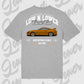 T-Shirt Tuning Cars, Personalisiert grau Rückseite, VW, B