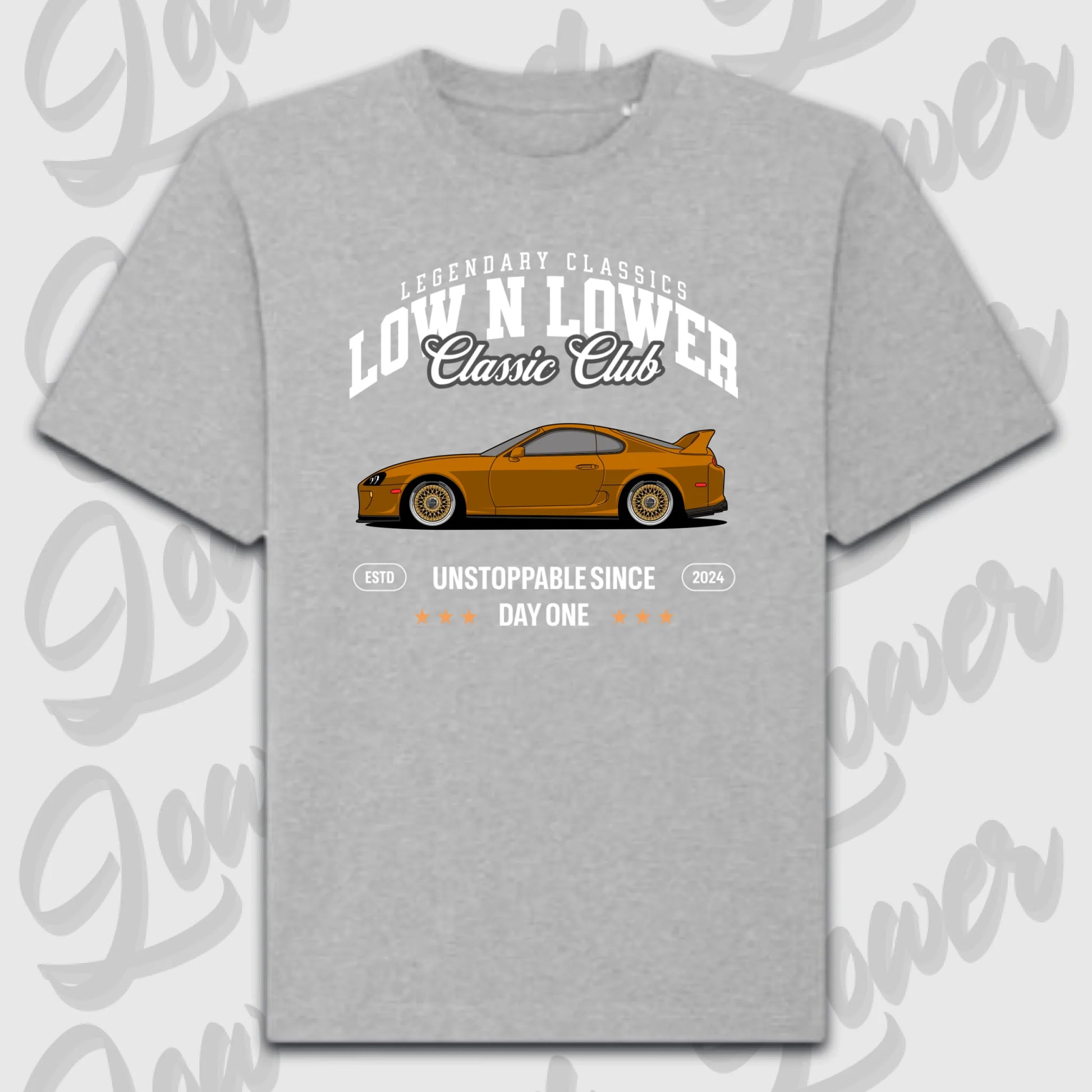 T-Shirt Personalisiert grau, VW, BMW, Mercedes, Audi