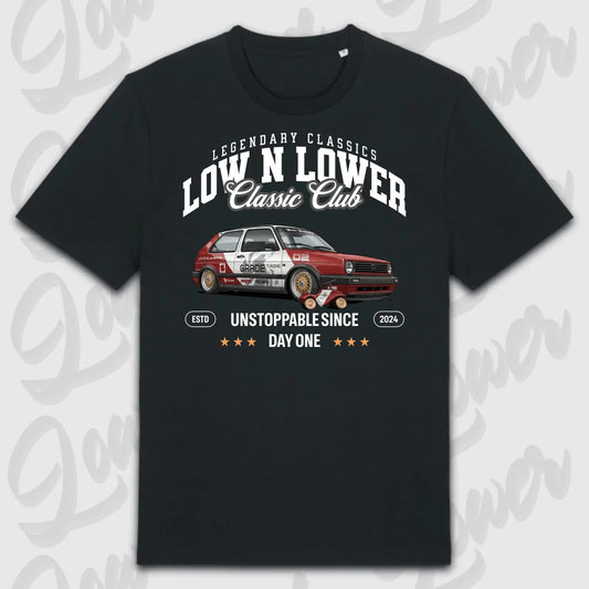 T-Shirt Tuning Cars, Personalisiert Schwarz, VW, BMW, Audi, Mercedes, Autos