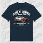 T-Shirt Tuning Cars, Personalisiert Blau, VW, BMW, Audi, Mercedes, Autos