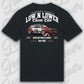 T-Shirt Tuning Cars, Personalisiert Schwarz Rückseite, VW, BMW, Audi, Mercedes, Autos