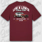 T-Shirt Tuning Cars, Personalisiert Rot Rückseite, VW, B