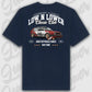 T-Shirt Tuning Cars, Personalisiert Blau Rückseite, VW, B