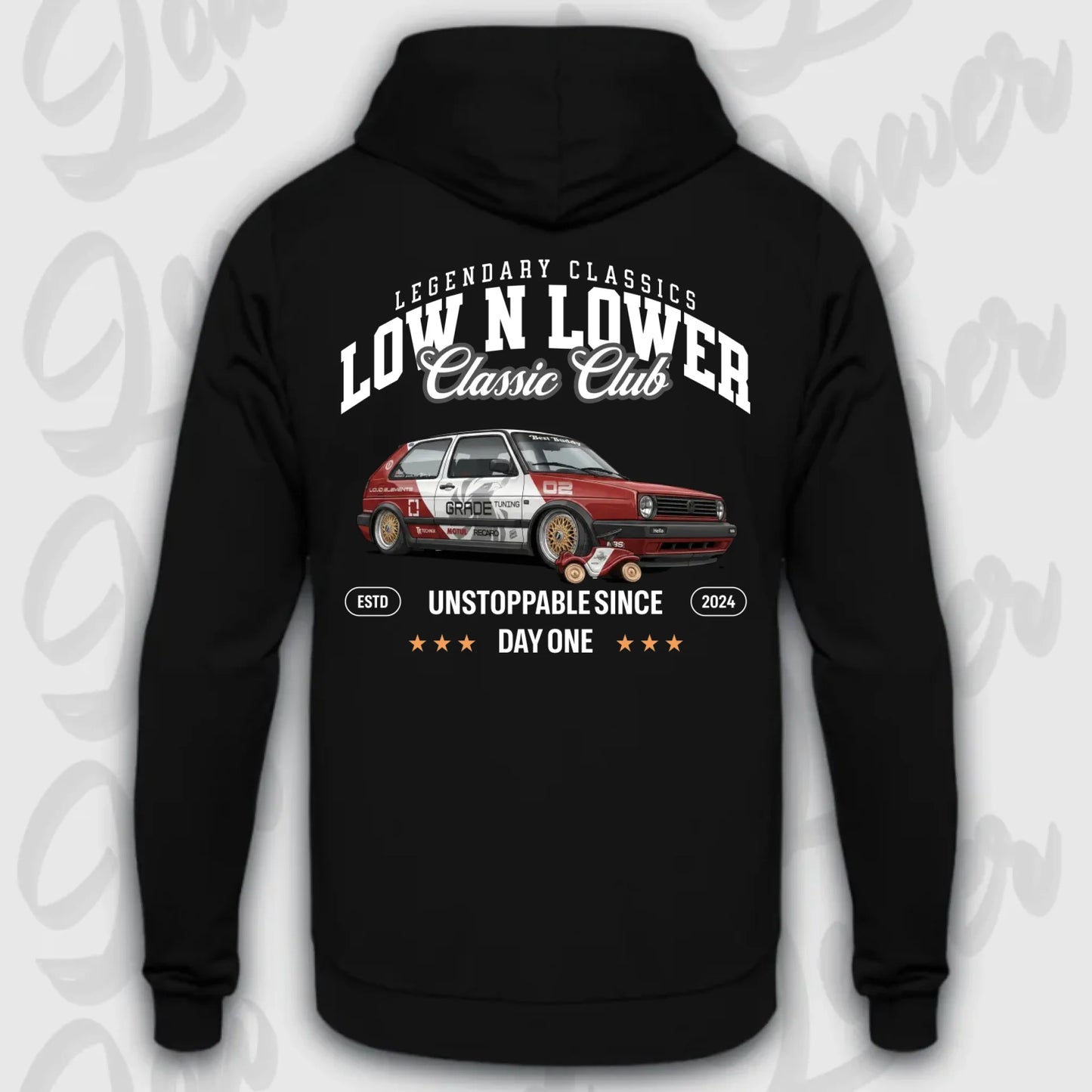 Mockup Stand hoodie teeinblue -      