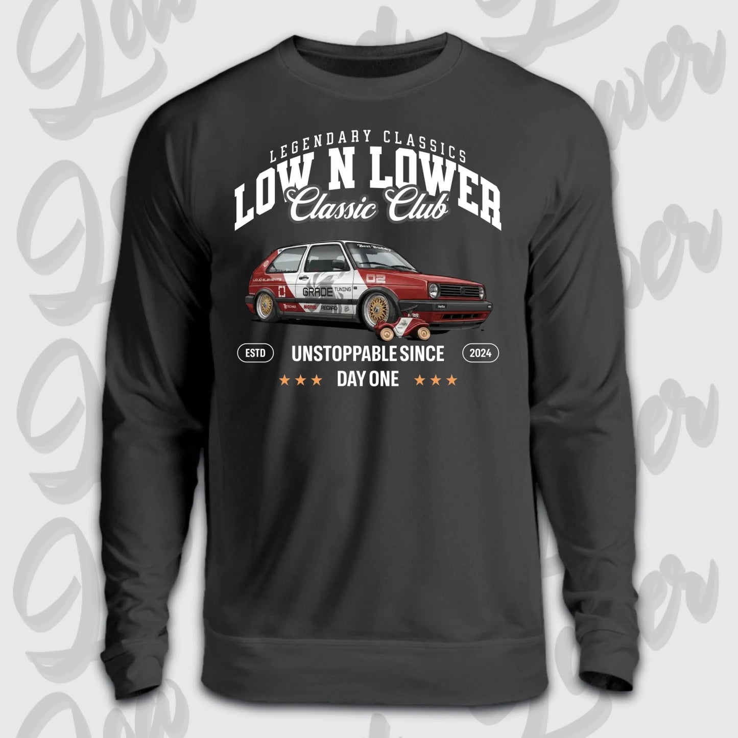 Sweater Front schwarz 