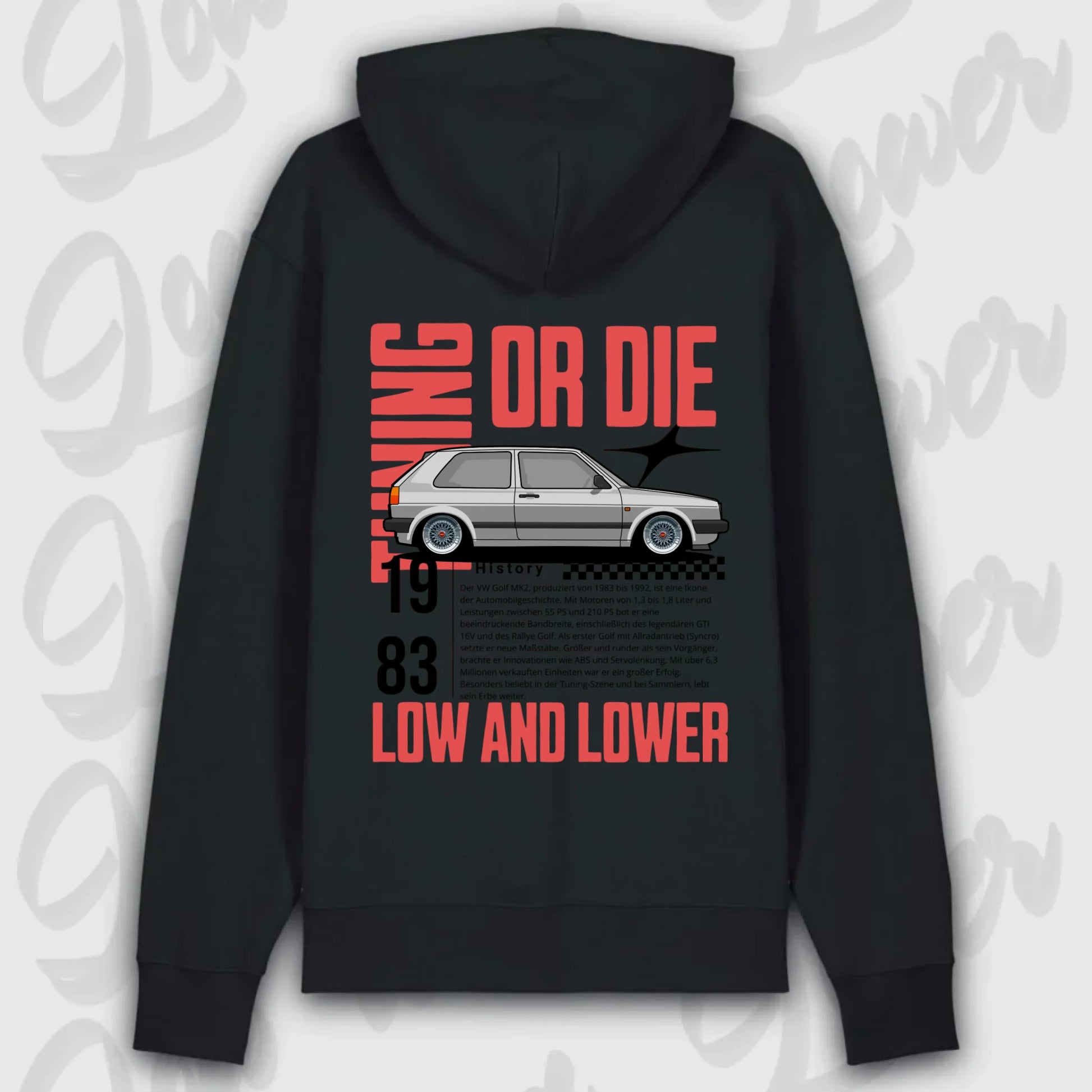 personalisierbarer hoodie Golf 2 mit eigenem design