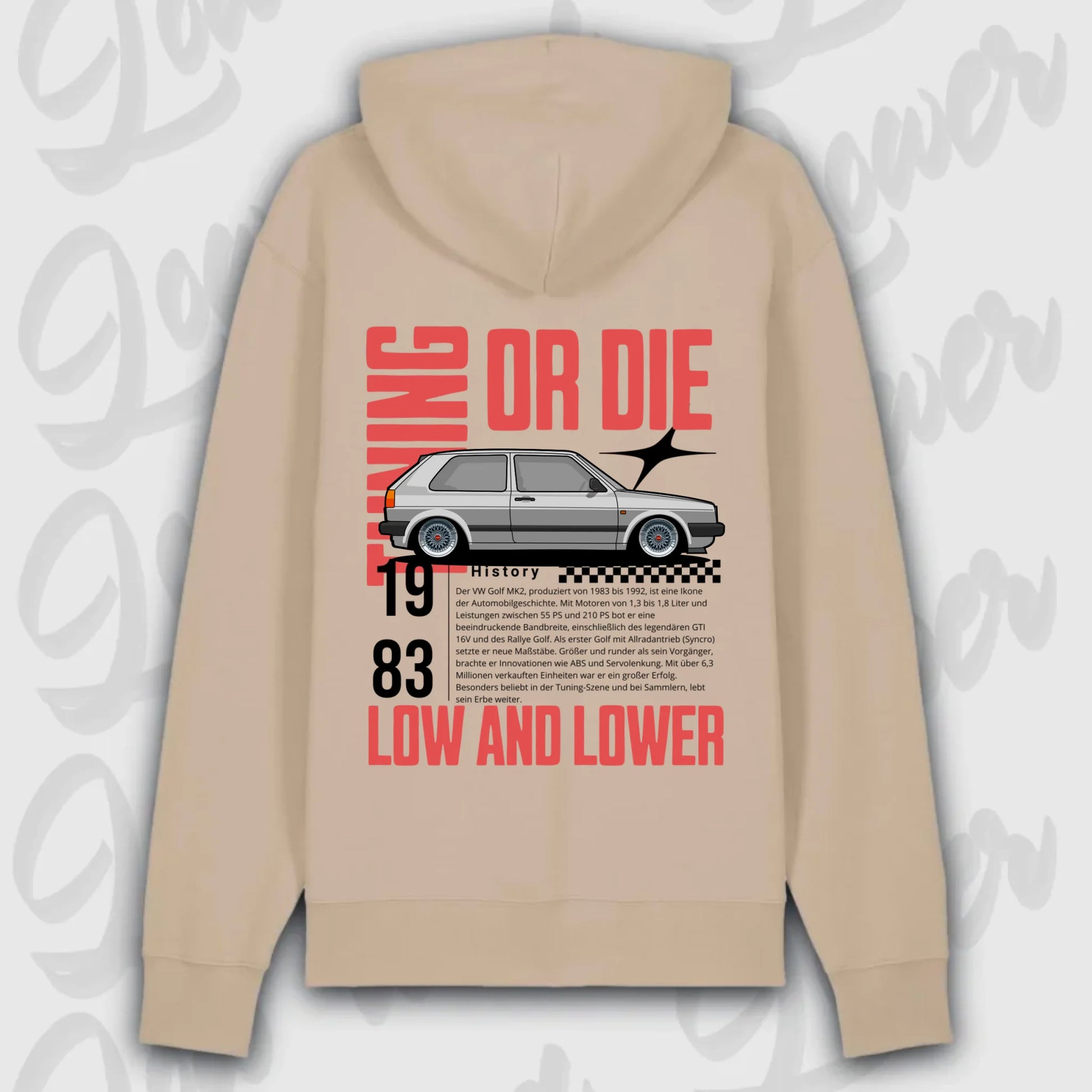 personalisierbarer hoodie Golf 2 mit eigenem design