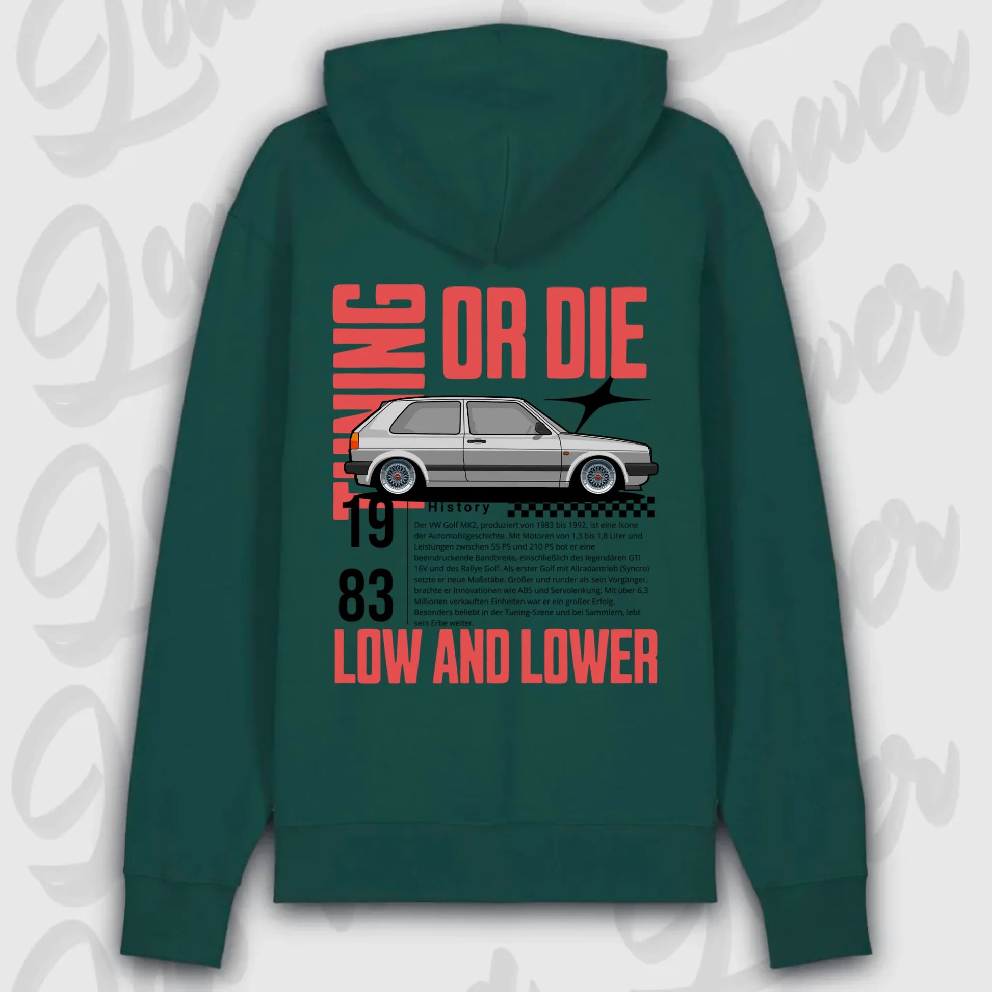 personalisierbarer hoodie Golf 2 mit eigenem design