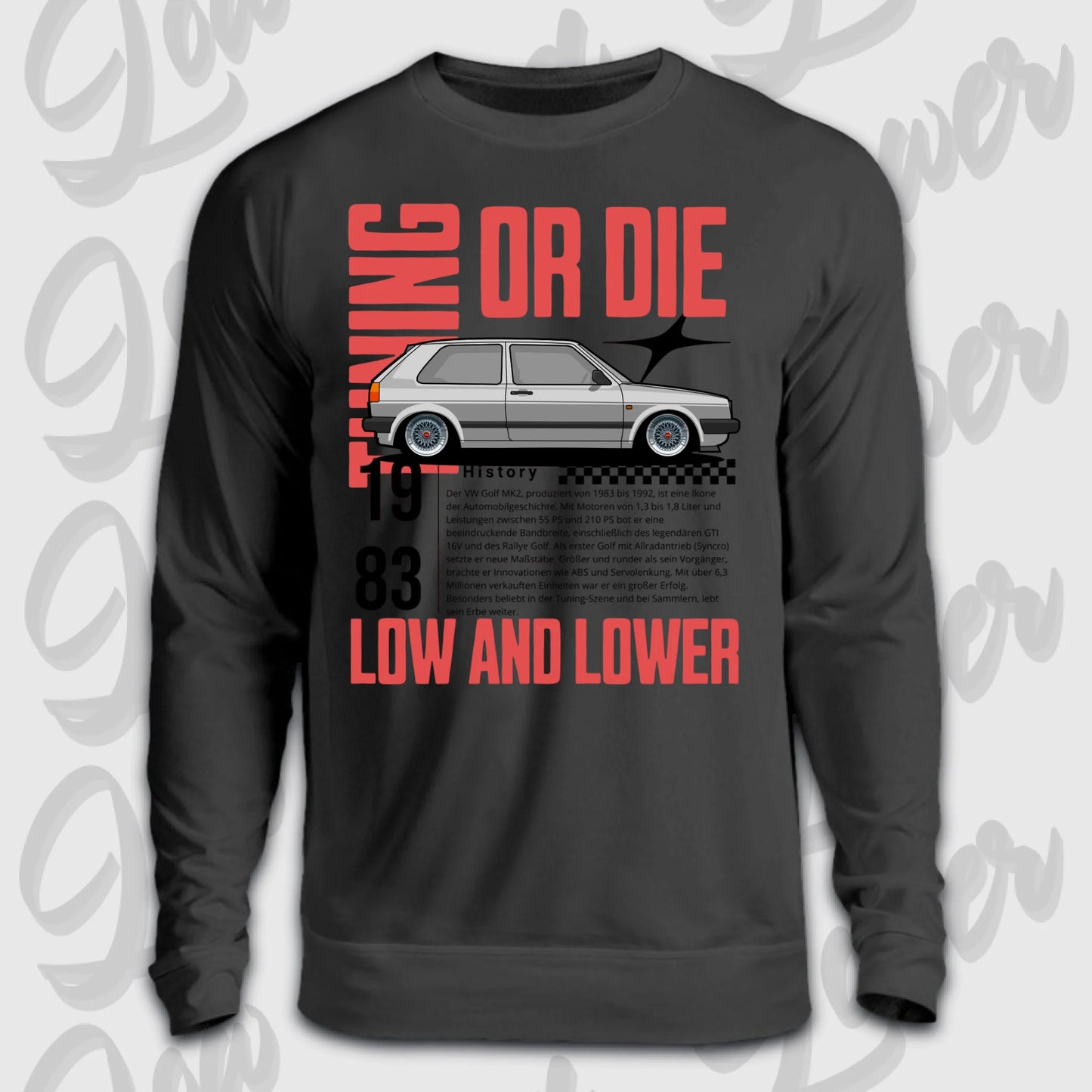 Sweater Front schwarz golf 2