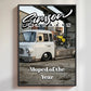 Moped Poster personalisiert als Geschenk für Zweirad-Fans