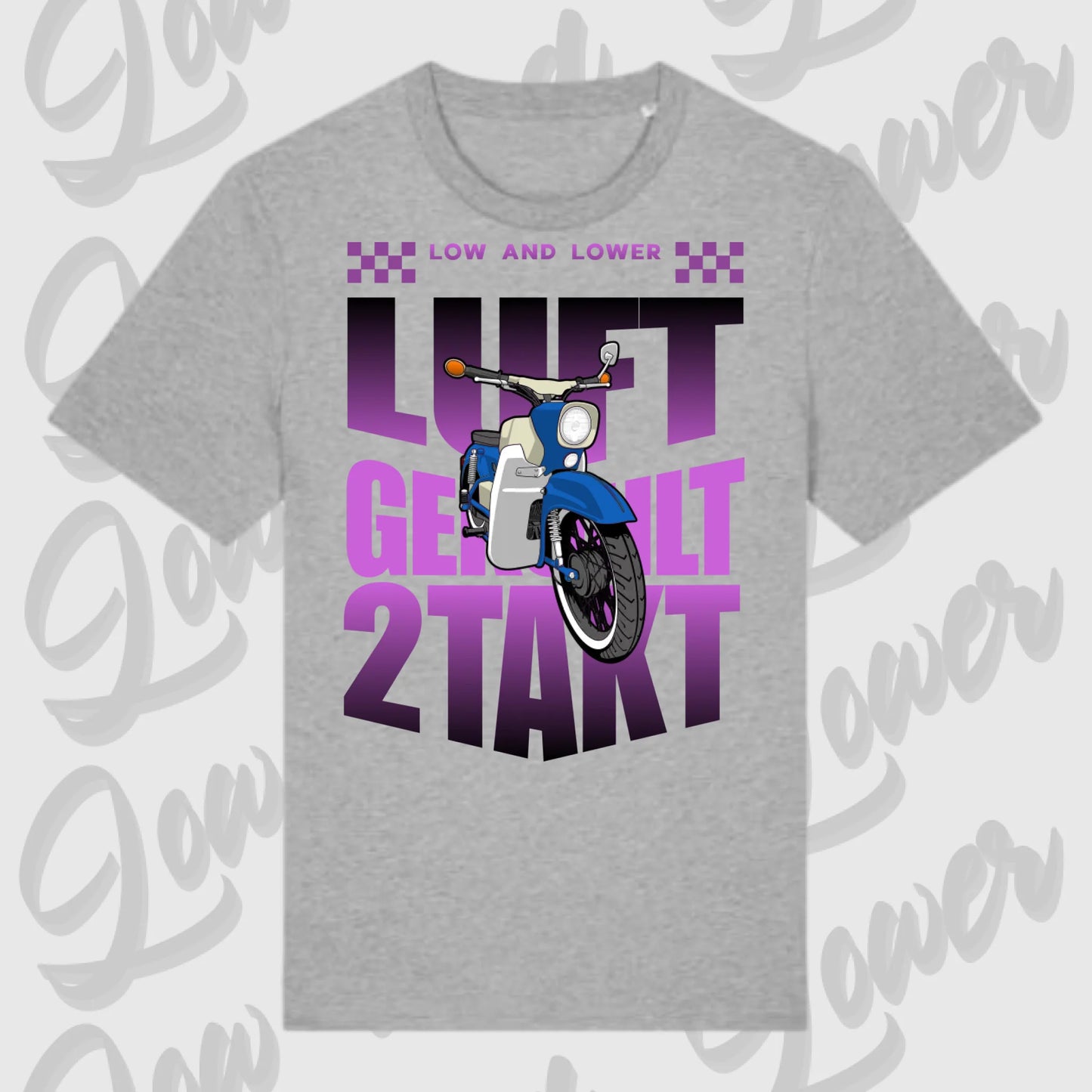 T-Shirt Tuning Cars, Personalisiert grau, VW, BMW, Audi, Mercedes, Autos
