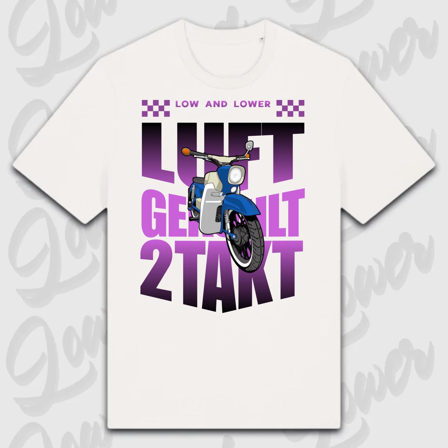 T-Shirt Tuning Cars, Personalisiert Weiß, VW, BMW, Audi, Mercedes, Autos