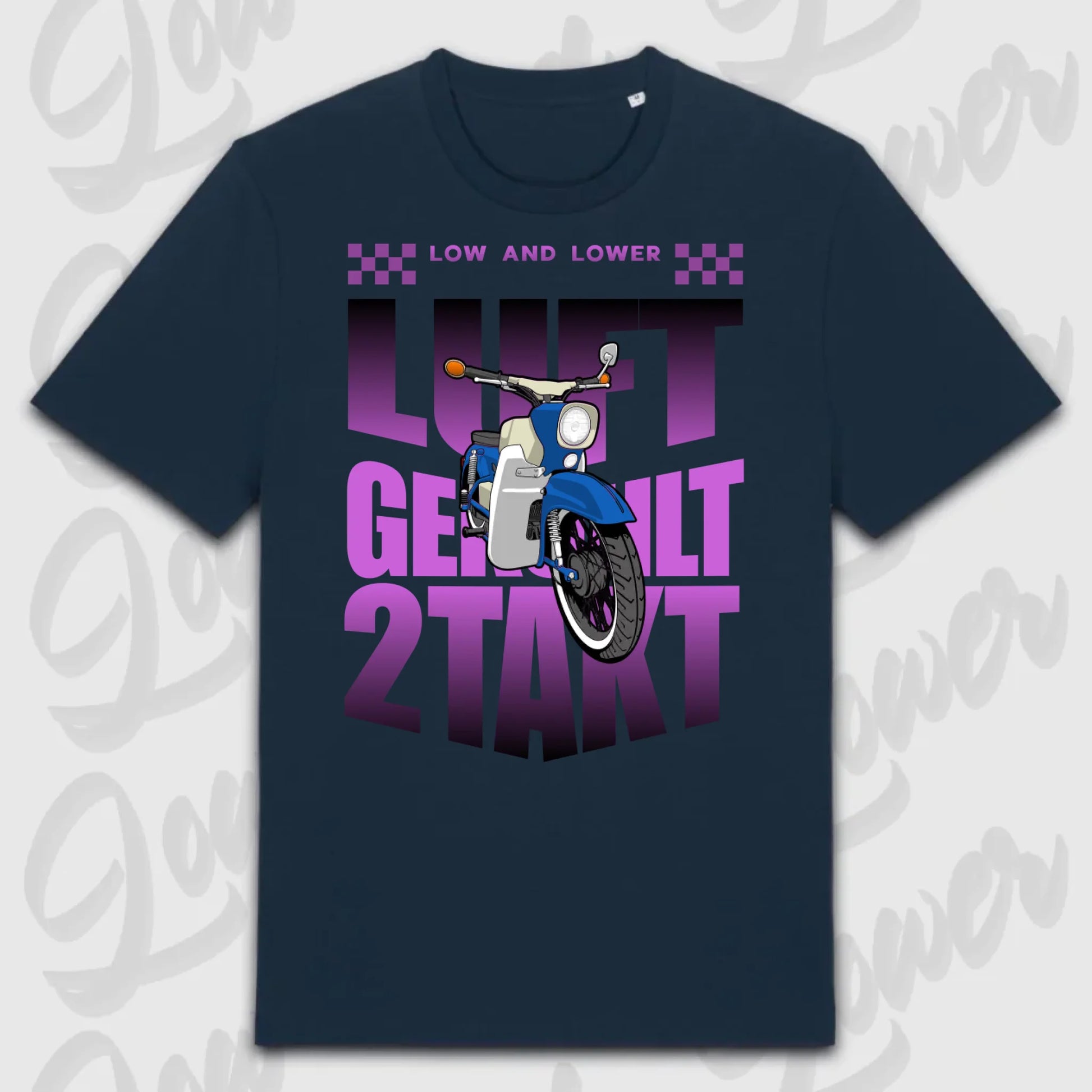 T-Shirt Tuning Cars, Personalisiert Blau, VW, BMW, Audi, Mercedes, Autos