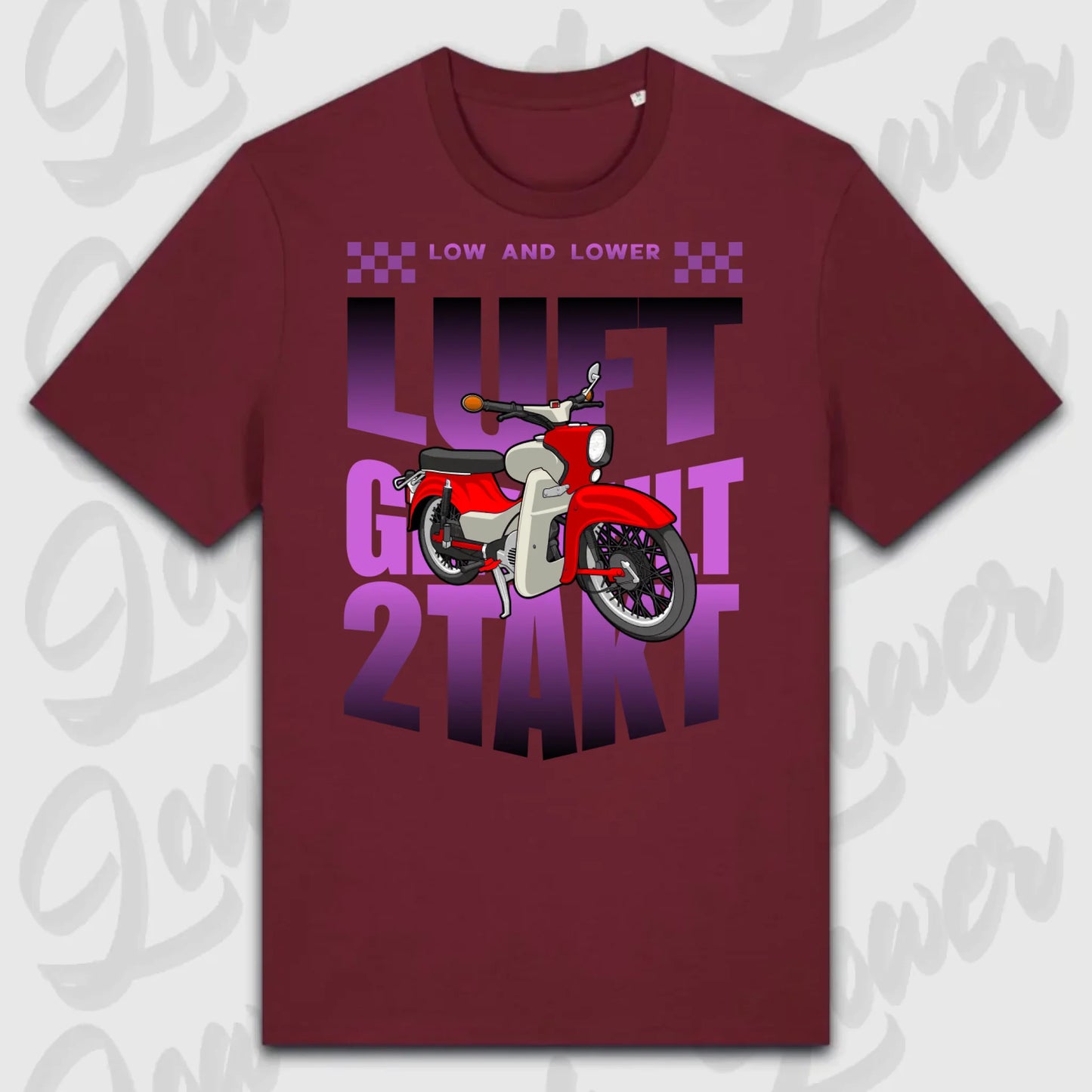 T-Shirt Tuning Cars, Personalisiert Rot, VW, BMW, Audi, Mercedes, Autos