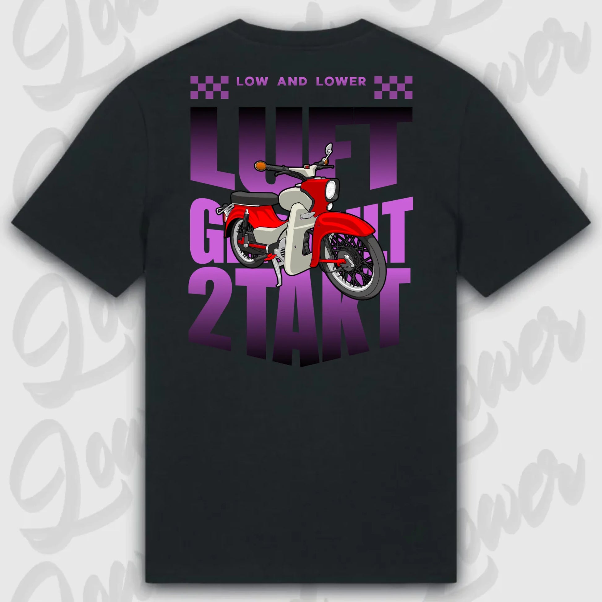T-Shirt Tuning Cars, Personalisiert Schwarz Rückseite, VW, BMW, Audi, Mercedes, Autos