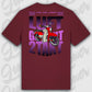 T-Shirt Tuning Cars, Personalisiert Rot Rückseite, VW, B