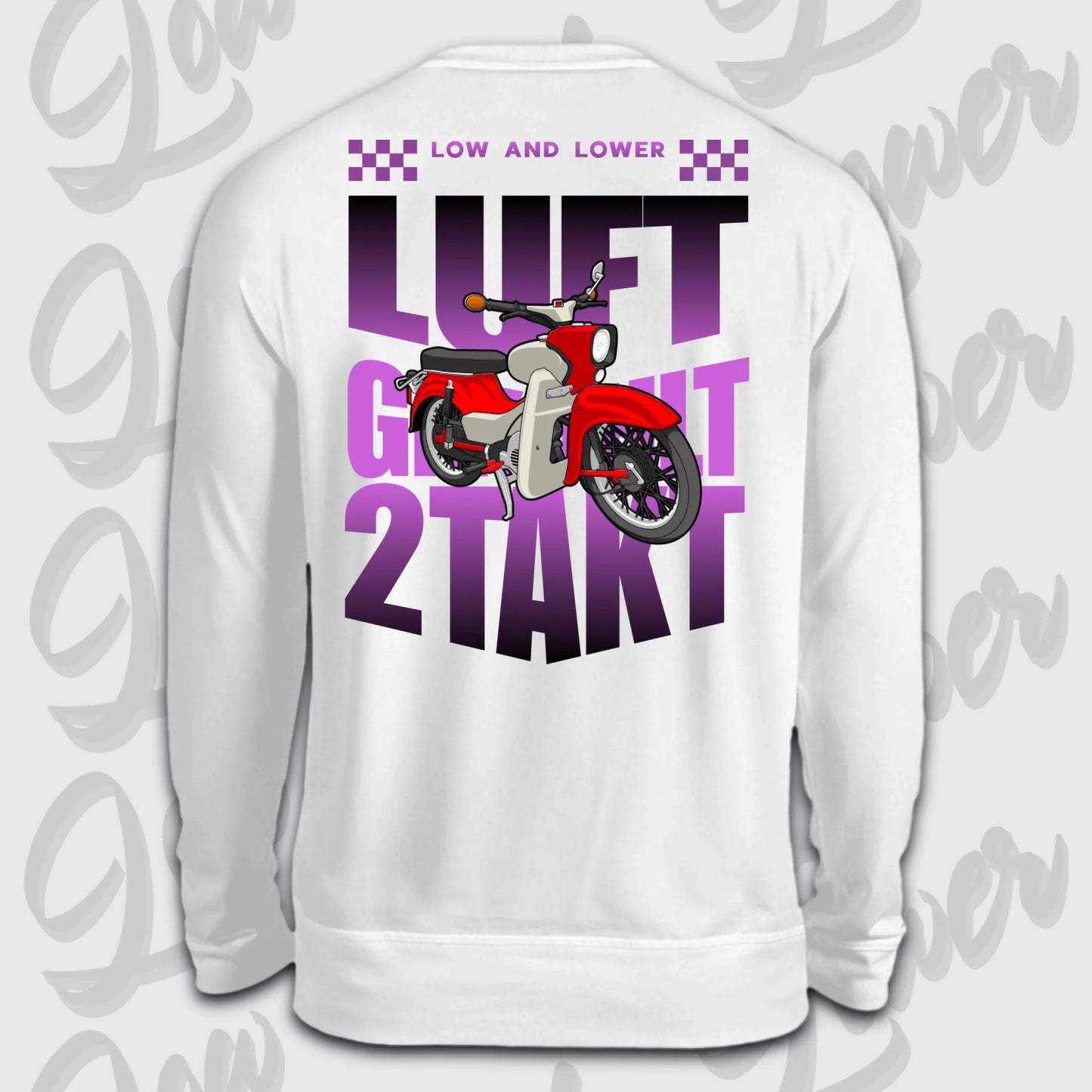 Sweater weiß back