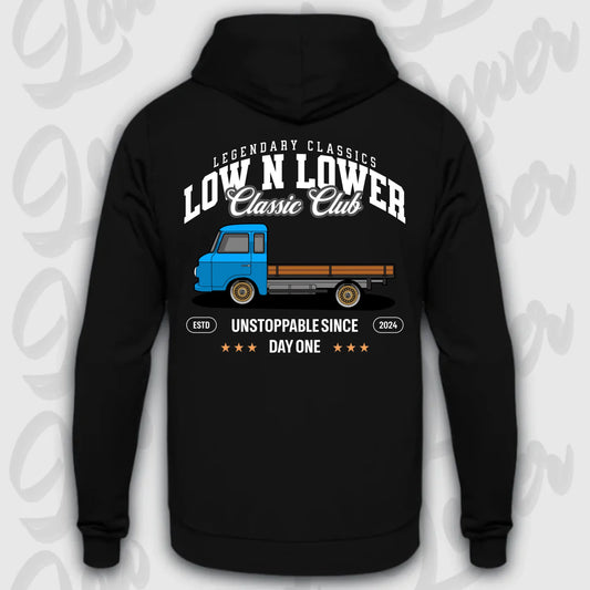 Mockup Stand hoodie teeinblue -      