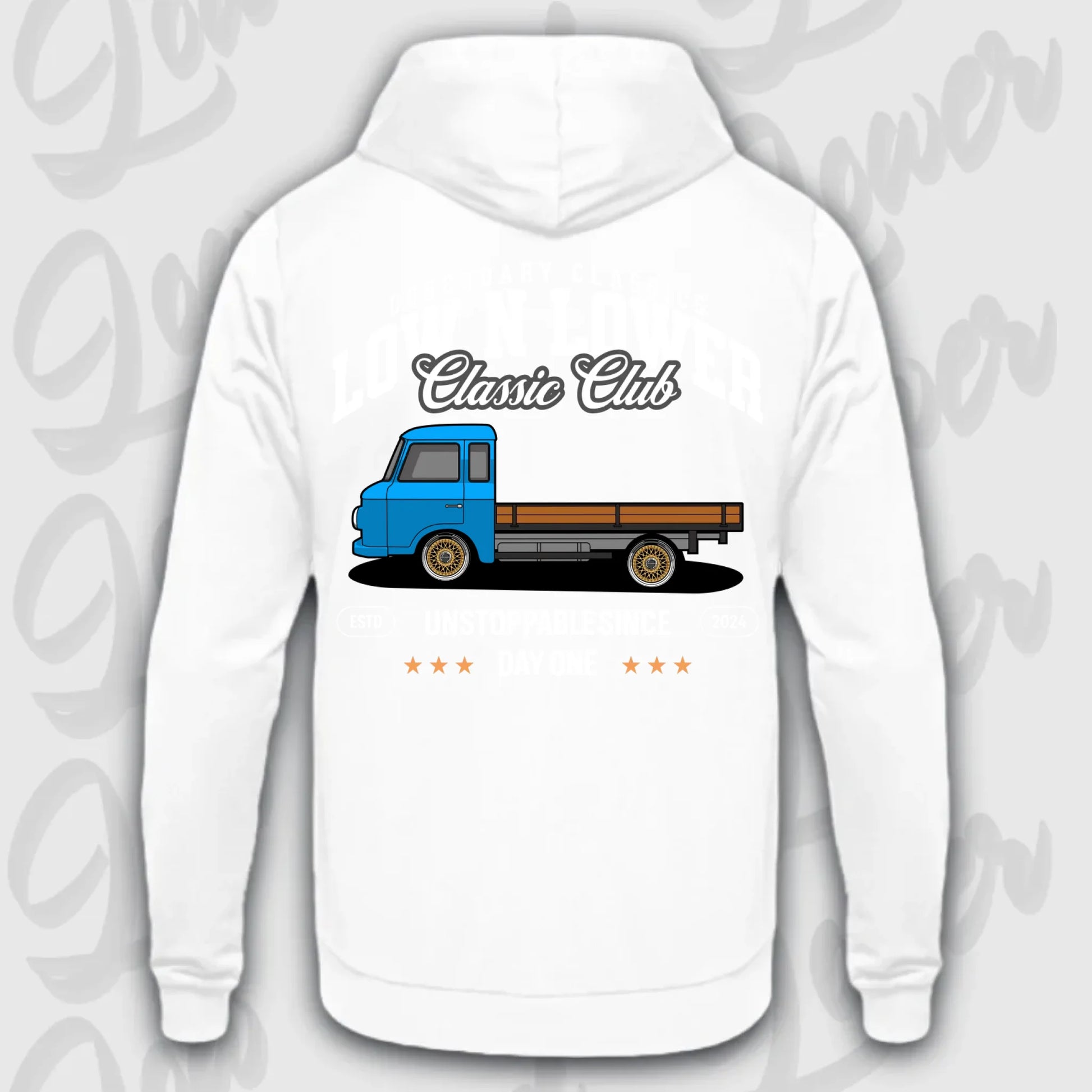 Mockup Stand hoodie teeinblue - Shirt stand 2