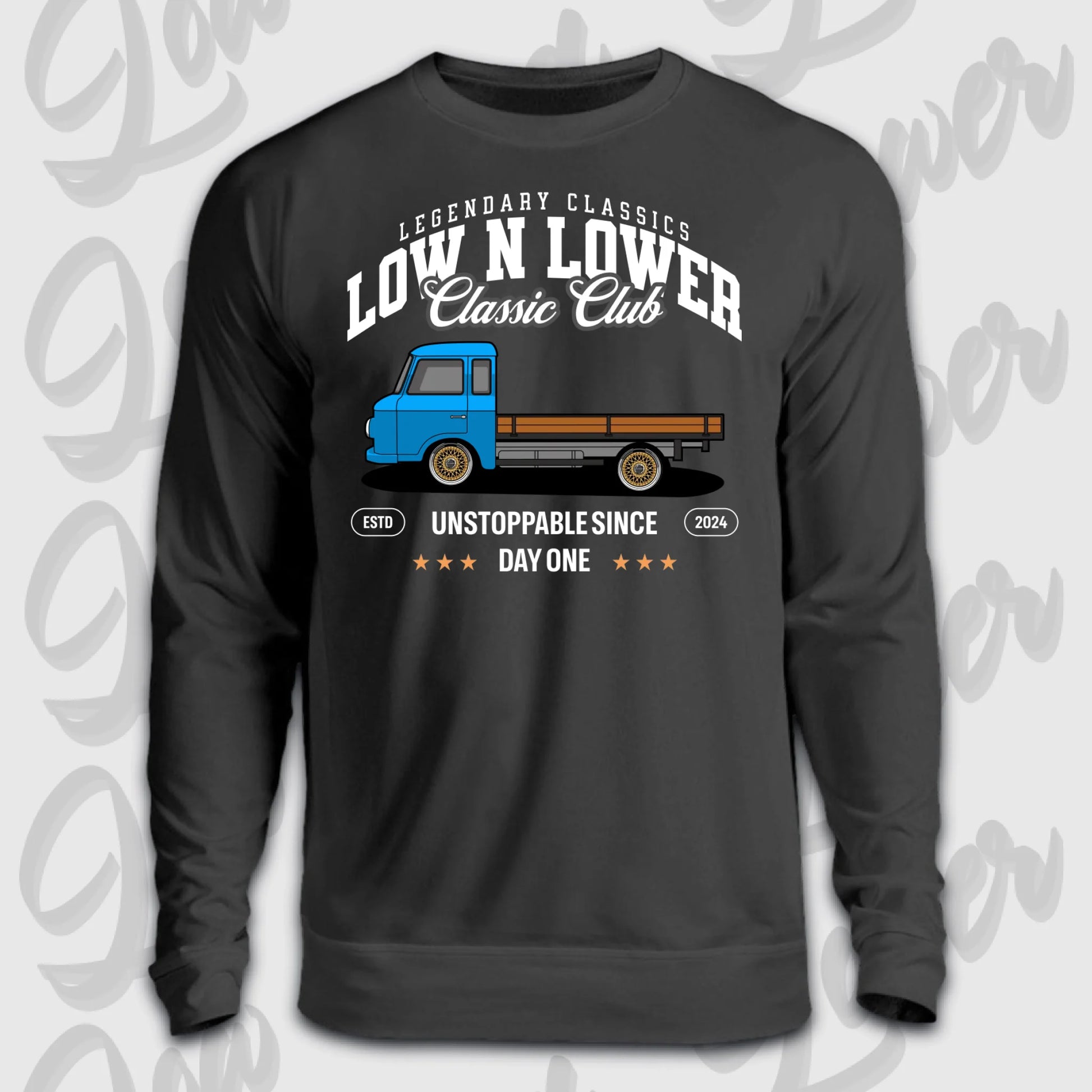 Sweater Front schwarz 