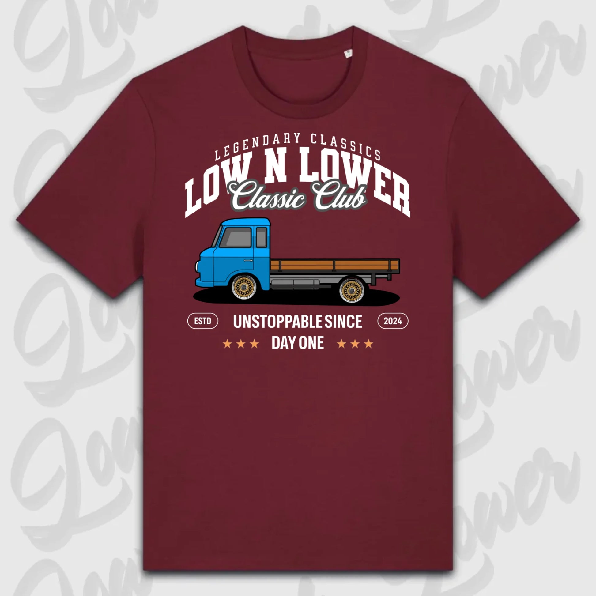 T-Shirt Tuning Cars, Personalisiert Rot, VW, BMW, Audi, Mercedes, Autos