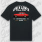 T-Shirt Tuning Cars, Personalisiert Schwarz Rückseite, VW, BMW, Audi, Mercedes, Autos