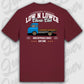T-Shirt Tuning Cars, Personalisiert Rot Rückseite, VW, B