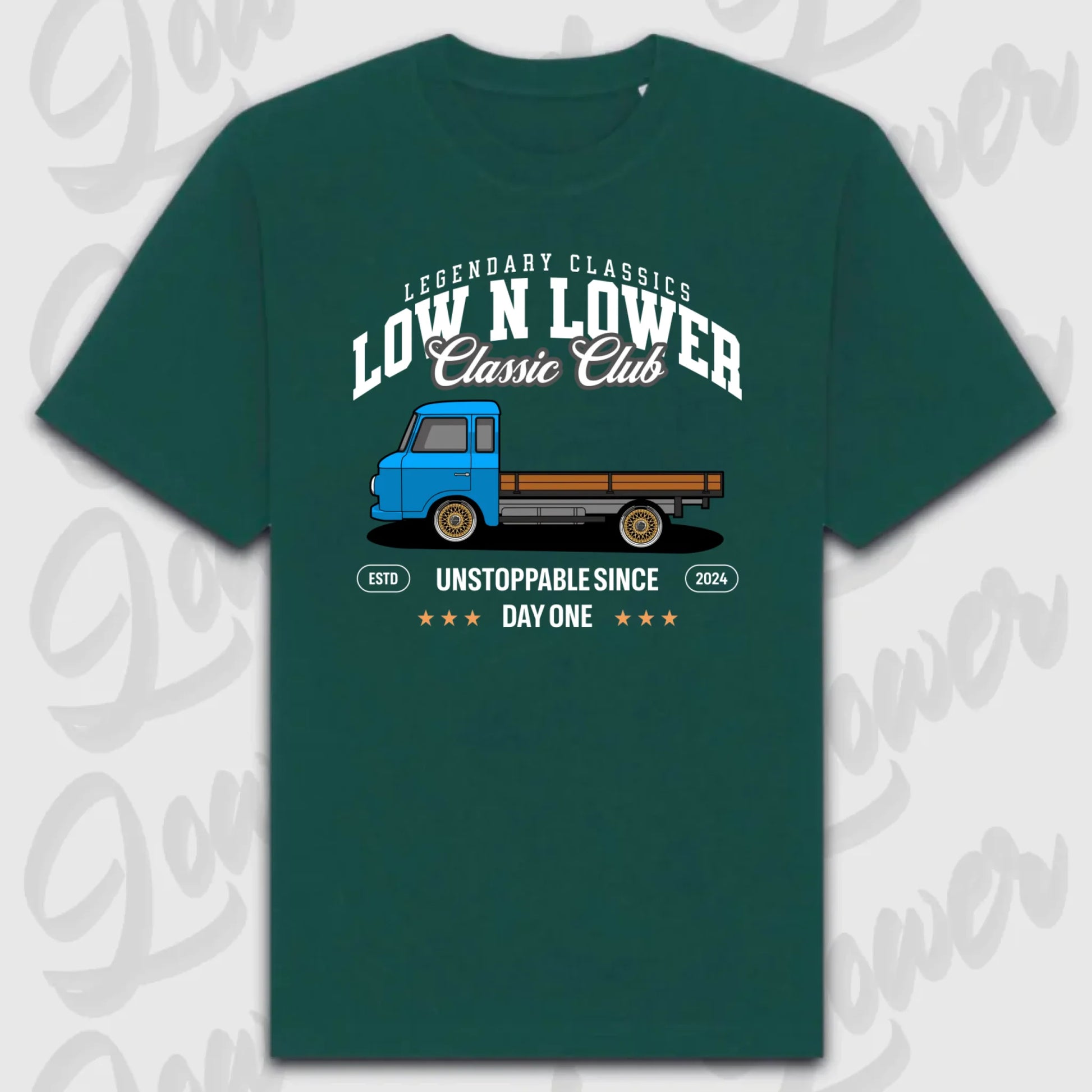 T-Shirt Personalisiert grün, VW, BMW, Mercedes, Audi