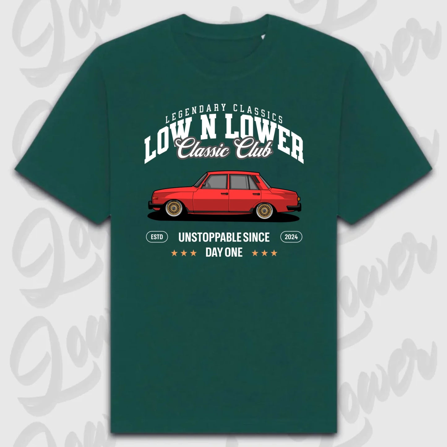 T-Shirt Personalisiert grün, VW, BMW, Mercedes, Audi