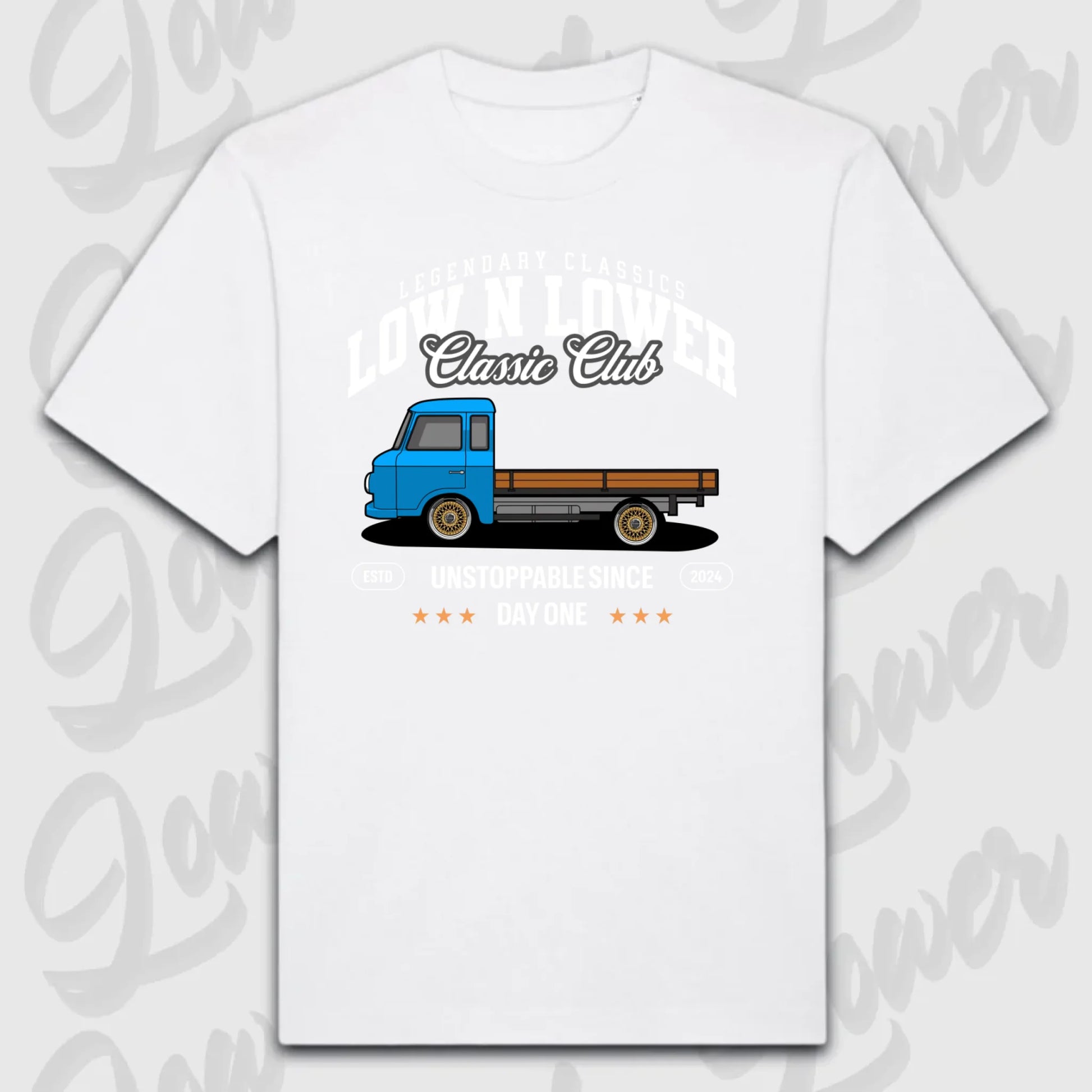 T-Shirt Personalisiert weiß, VW, BMW, Mercedes, Audi