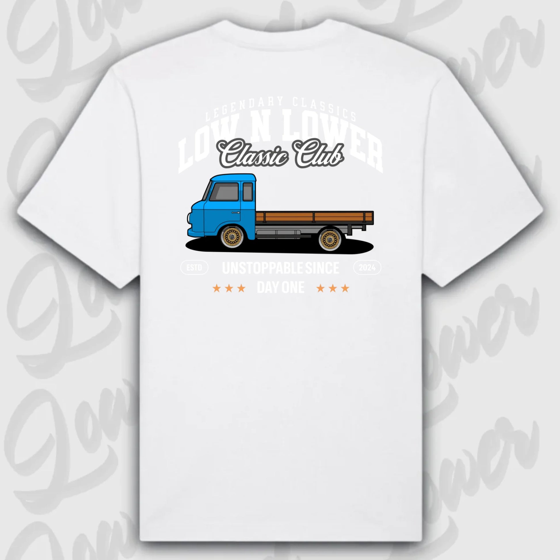 T-Shirt Personalisiert weiß, VW, BMW, Mercedes, Audi