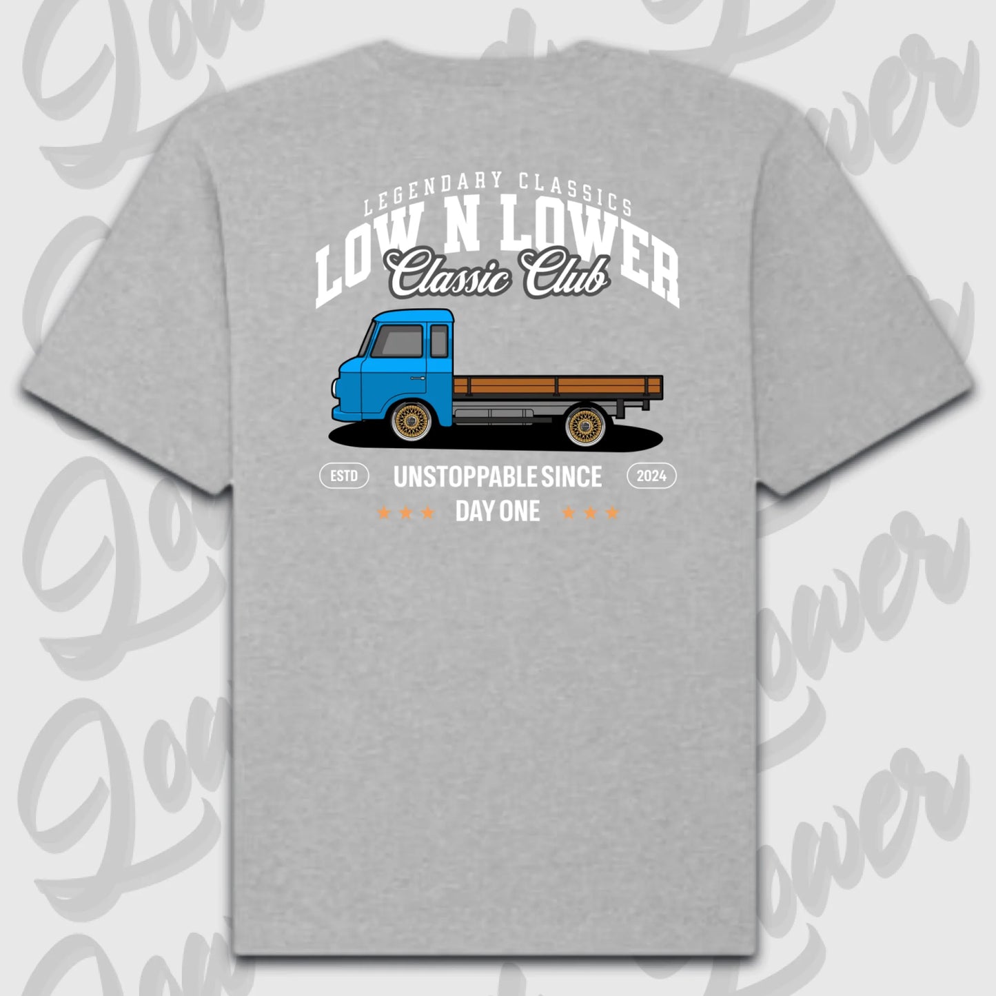 T-Shirt Personalisiert grau, VW, BMW, Mercedes, Audi