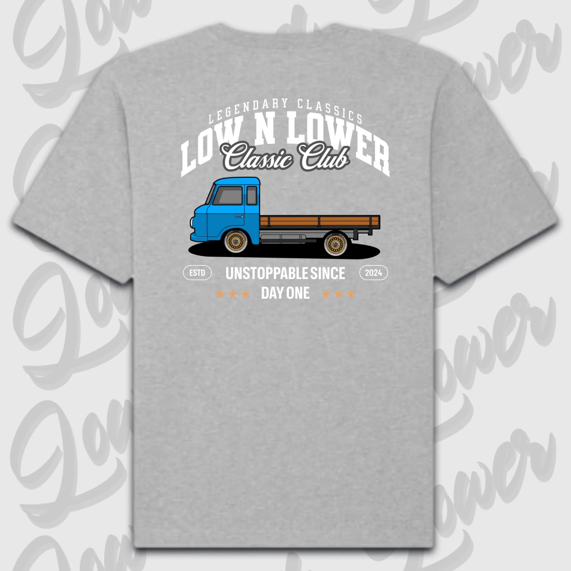 T-Shirt Personalisiert grau, VW, BMW, Mercedes, Audi