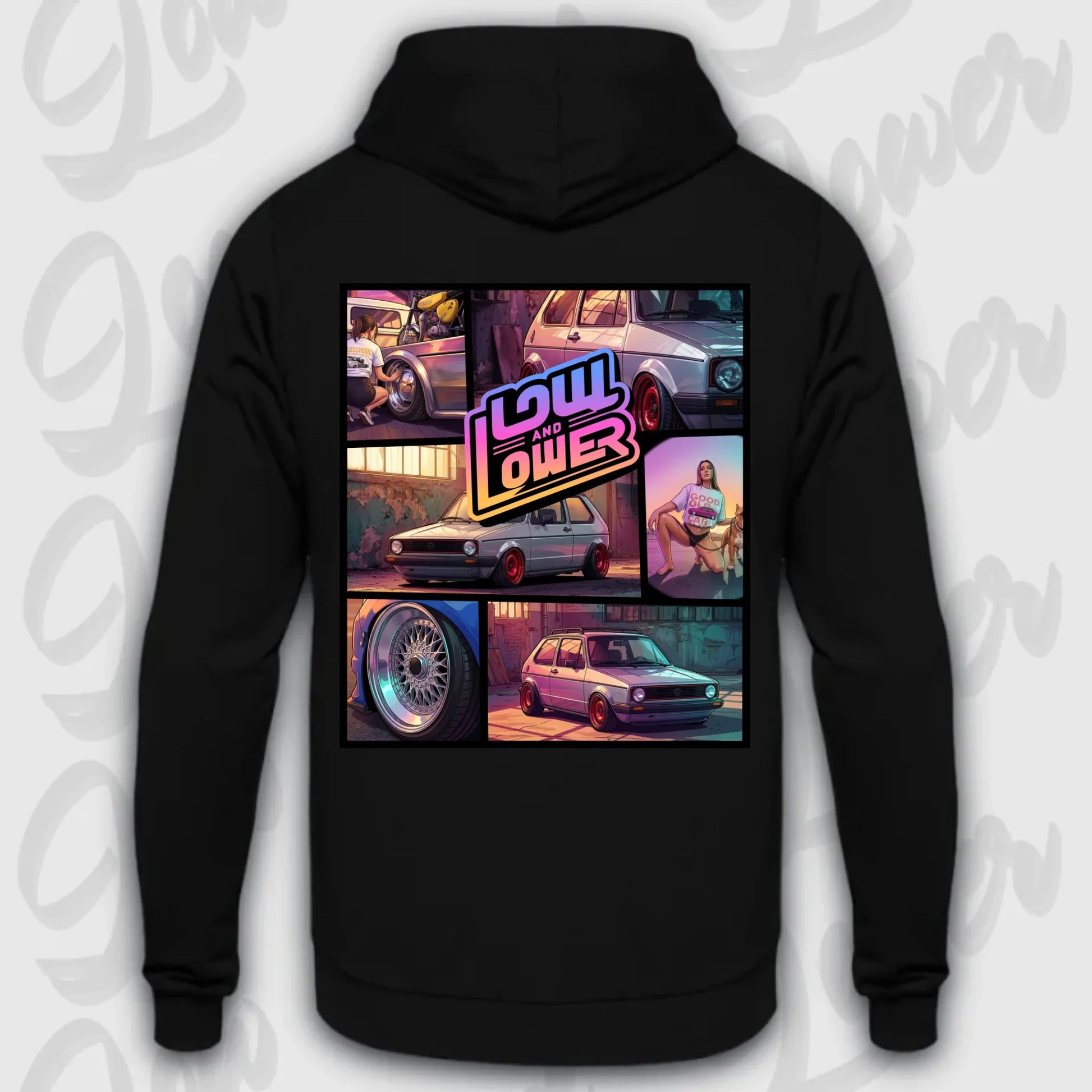 Mockup Stand hoodie teeinblue -      