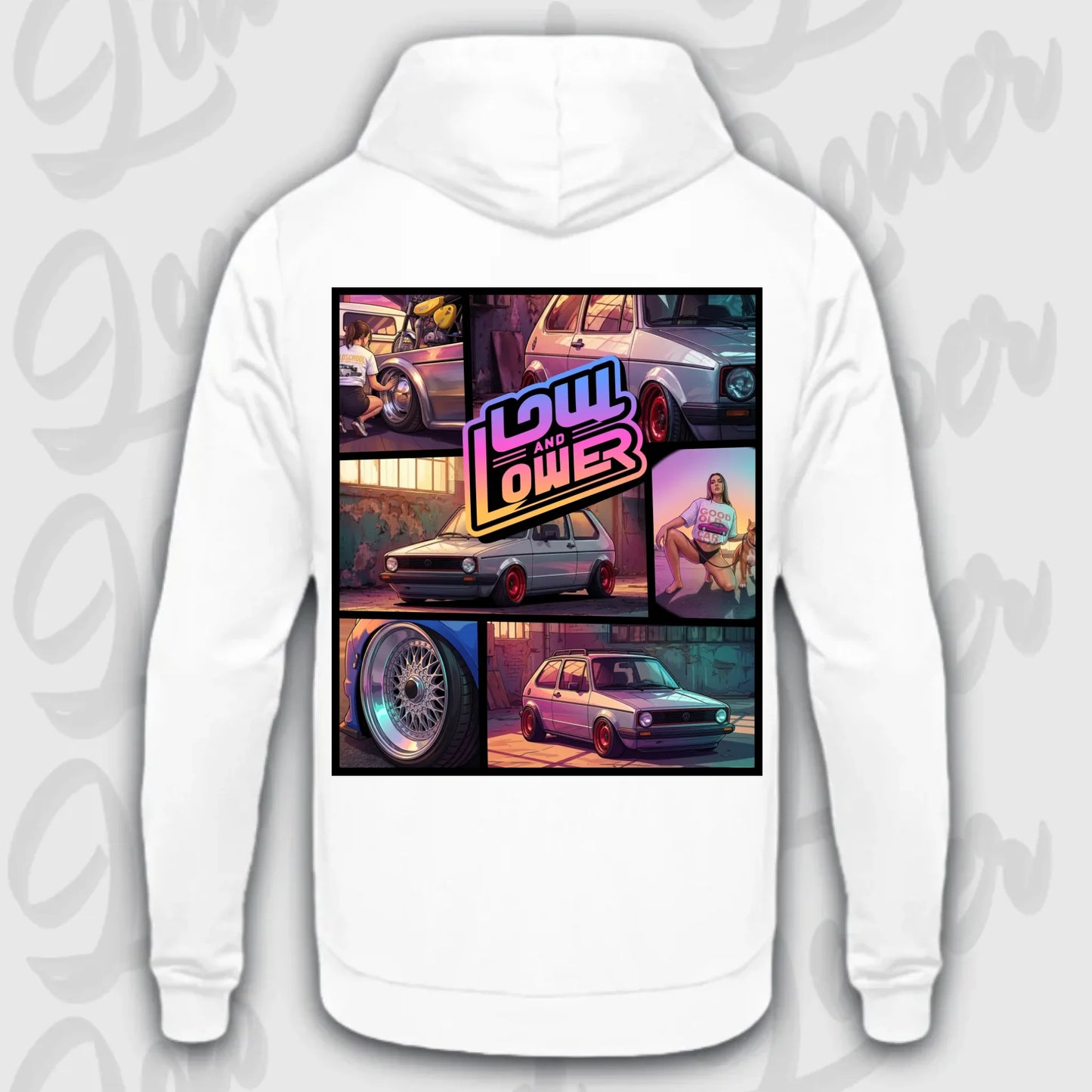 Mockup Stand hoodie teeinblue - Shirt stand 2