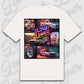 T-Shirt Tuning Cars, Personalisiert Weiß, VW, BMW, Audi, Mercedes, Autos