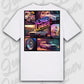 T-Shirt Tuning Cars, Personalisiert weiß Rückseite, VW, B