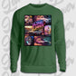 Sweater Front grün