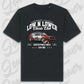 Schwarzes Oversized T-Shirt Artwork dein Fahrzeug mit personalisiertem Auto-Motiv