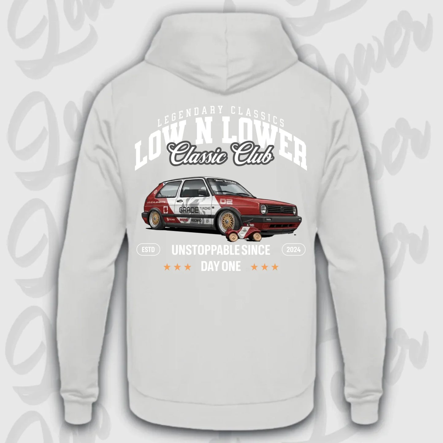 Standard Hoodie Artwork dein Fahrzeug mit individuellem Fahrzeugmotiv