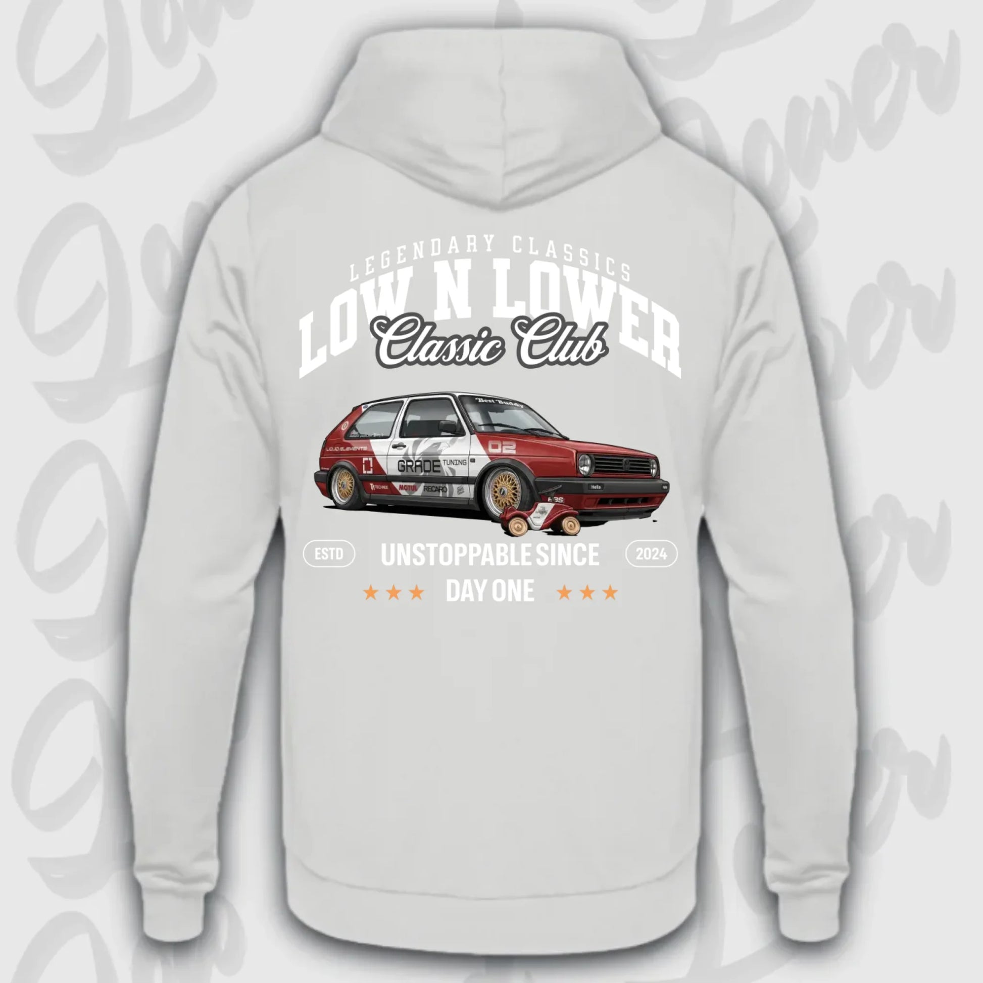 Standard Hoodie Artwork dein Fahrzeug mit individuellem Fahrzeugmotiv