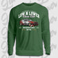Grüner Sweater Artwork dein Fahrzeug mit Frontdruck