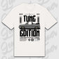Golf 1 Cabrio T-Shirt Weiss Frontansicht personalisierbar