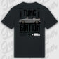 Golf 1 Cabrio T-Shirt Schwarz Rueckansicht personalisierbar