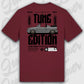 Golf 1 Cabrio T-Shirt Rot Rueckansicht personalisierbar