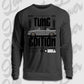 Schwarzer Sweater Golf 1 Cabrio mit Frontdruck