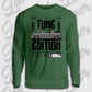 Grüner Sweater Golf 1 Cabrio mit Frontdruck
