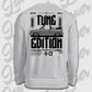 Golf 1 Cabrio Sweater Rückansicht mit Auto-Motiv